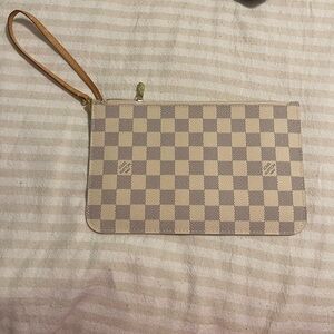 Louis Vuitton Damier Azur MM pouch